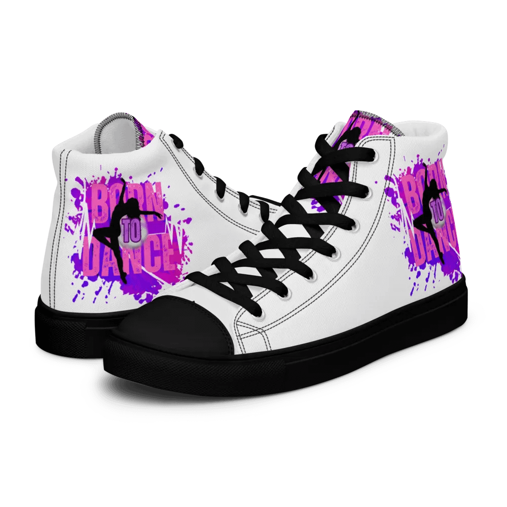Energetic Born to Dance Her Silhouette Men's High Tops product image (9)