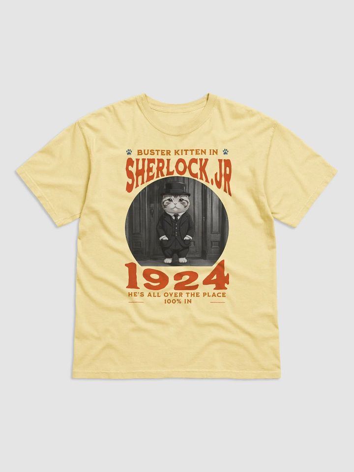 Sherlock. JR - Buster Kitten - Black Logo TShirt product image (2)