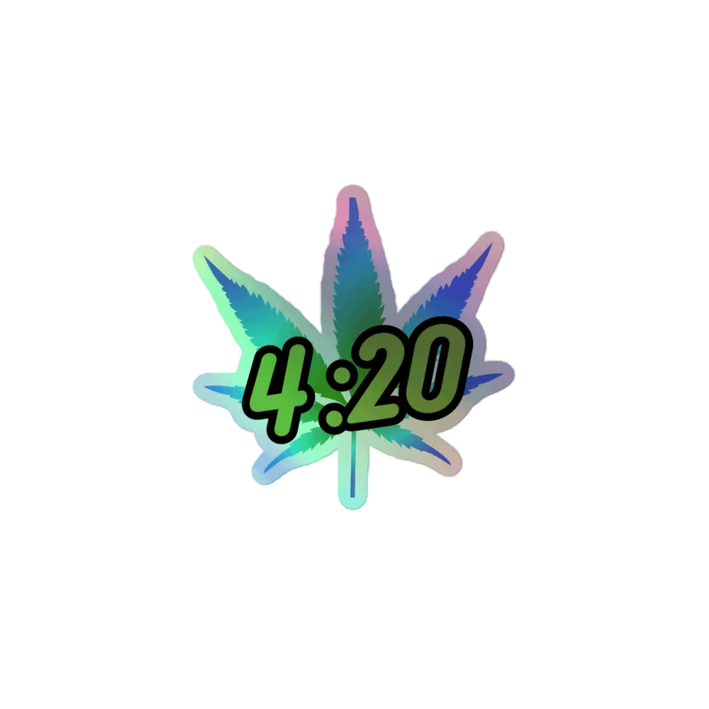 420 Holographic Sticker product image (1)