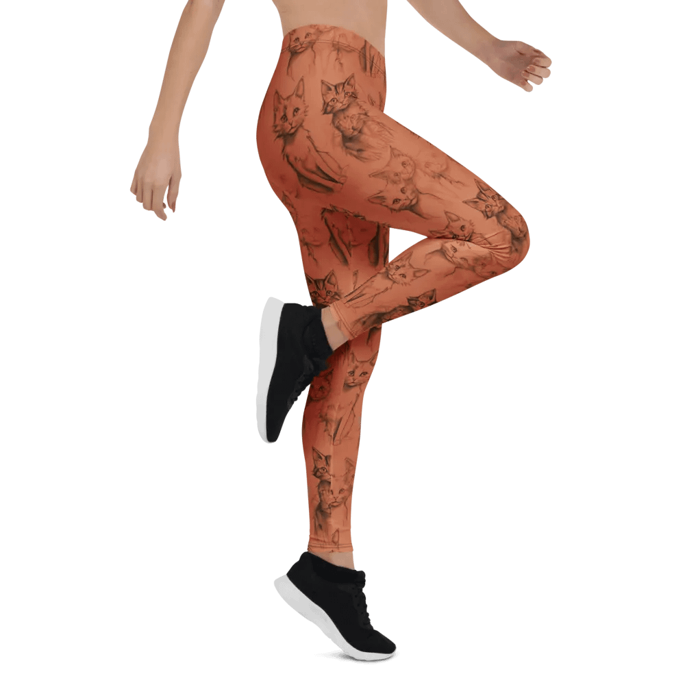 Sketchy Cat Leggings product image (7)