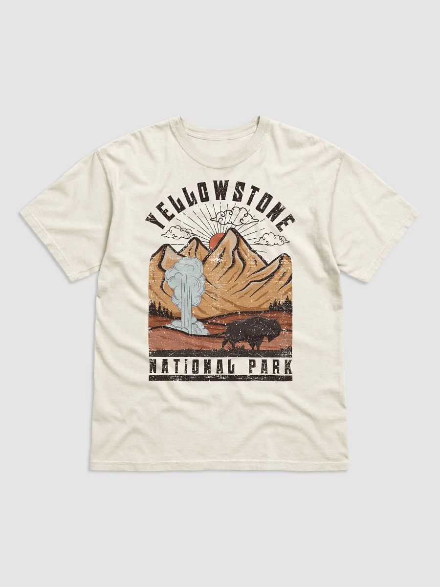 Yellowstone National Park, Wyoming Tee | Retro-Style Grunge Western T-Shirt for Travel and Road Trips product image (11)