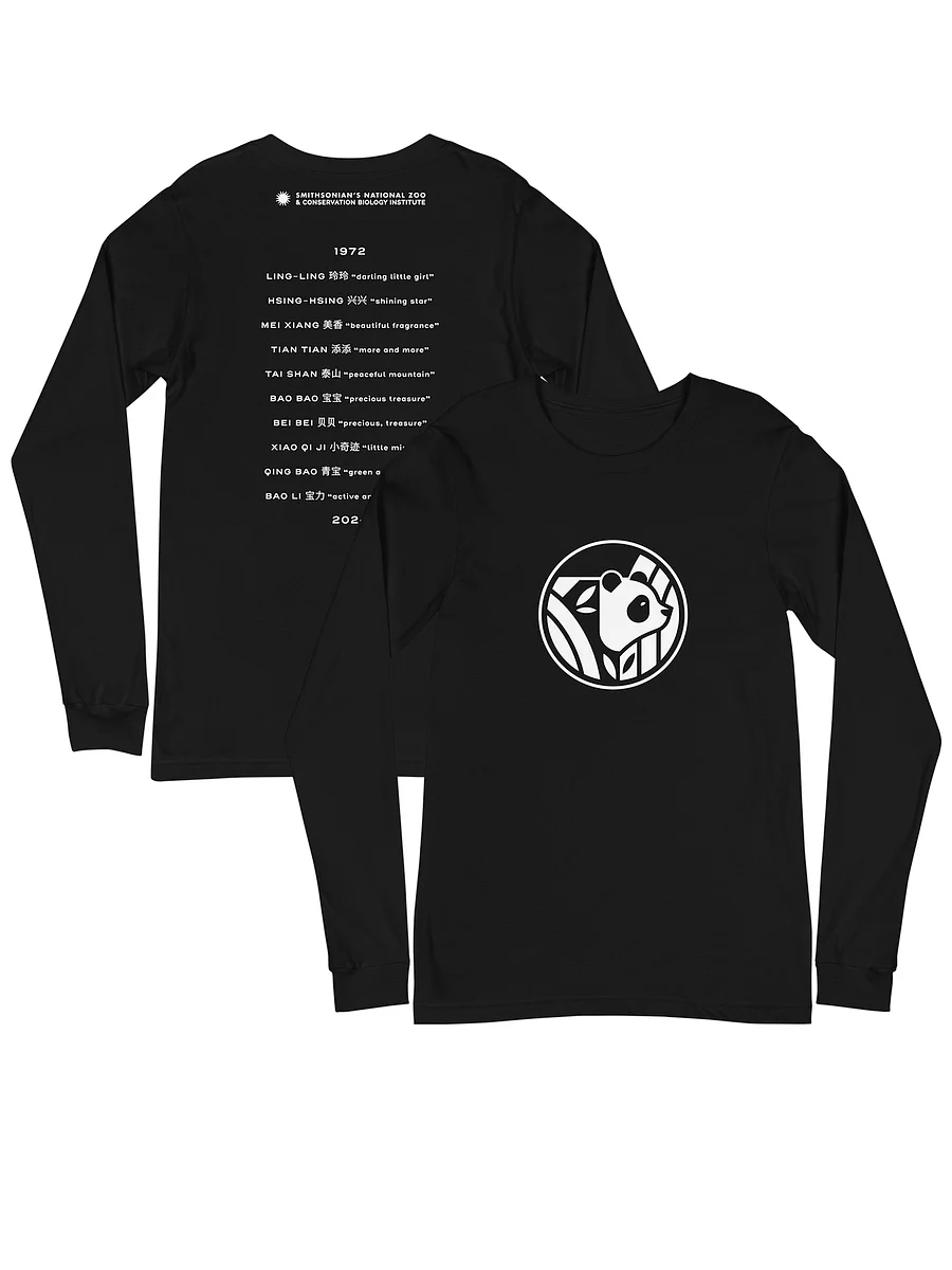 Pandas Are Here Long Sleeve Tee (Unisex) Image 1