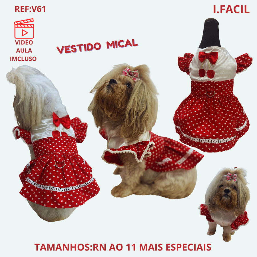 Vestido Mica - Modelagem Pet PDF product image (1)