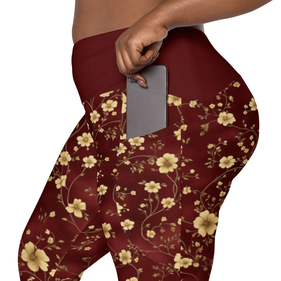 Agni - Crossover Leggings with Pockets product image (8)
