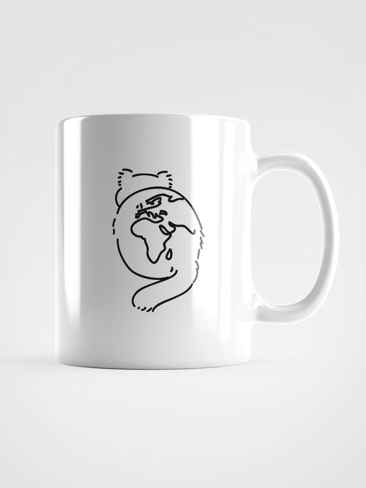 Planet Manul Africa & Europe - White Mug product image (2)