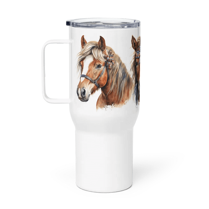 Horse Trio Travel Mug product image (1)