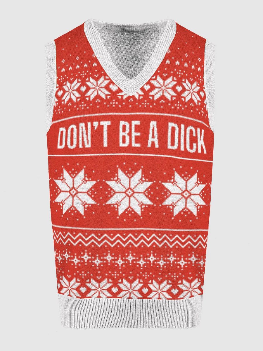 Don't Holiday Sweater Vest product image (15)