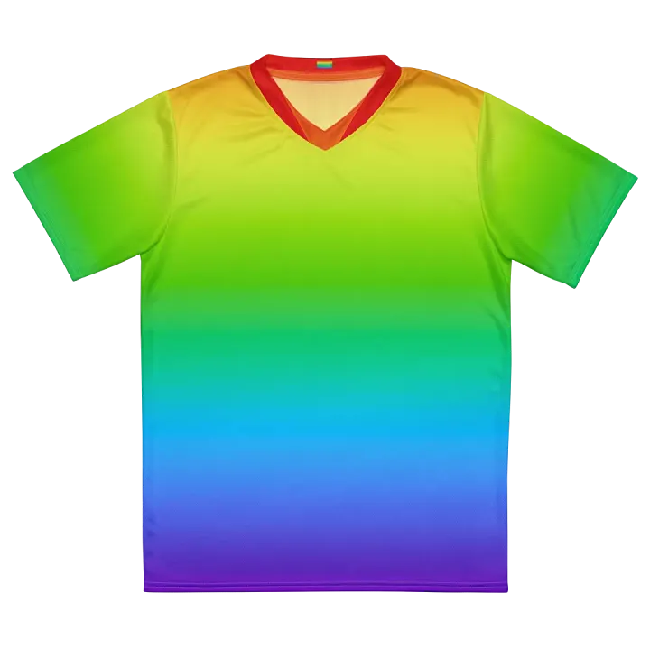 Rainbow Unisex Sport Jersey product image (2)