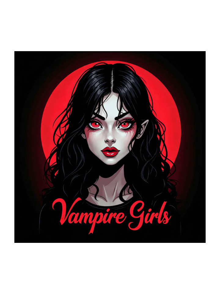 Vampire Girls Logo Sticker product image (1)