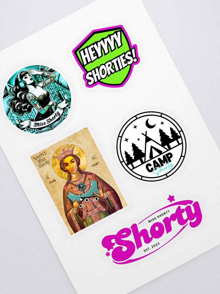Shorty Vibes Sticker Sheet product image (1)