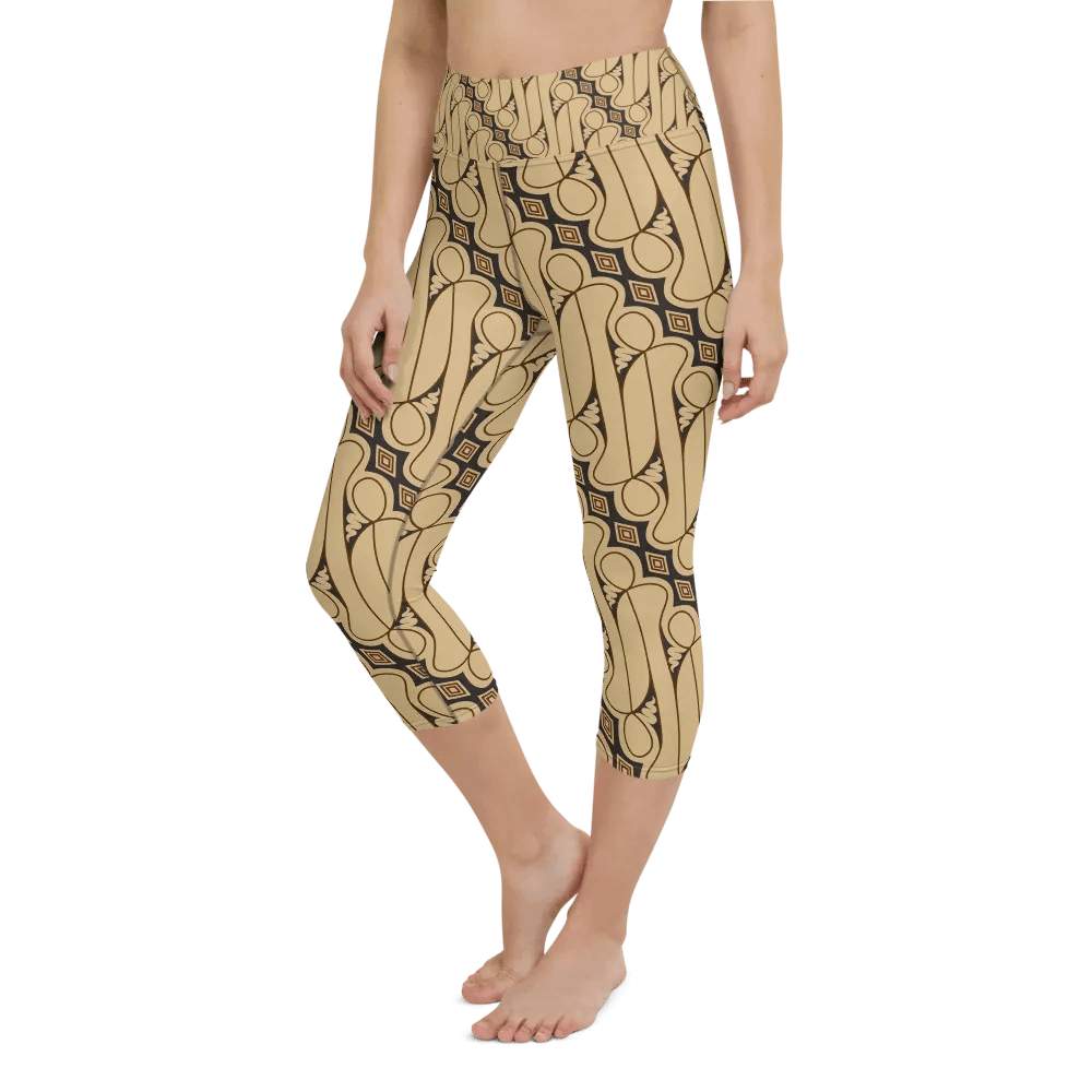 Batik Parang Rusak Capri Yoga Leggings product image (7)
