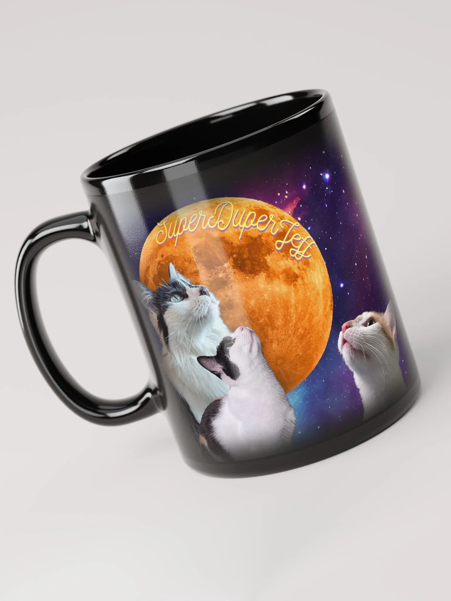 Three Cat Moon Mug product image (1)