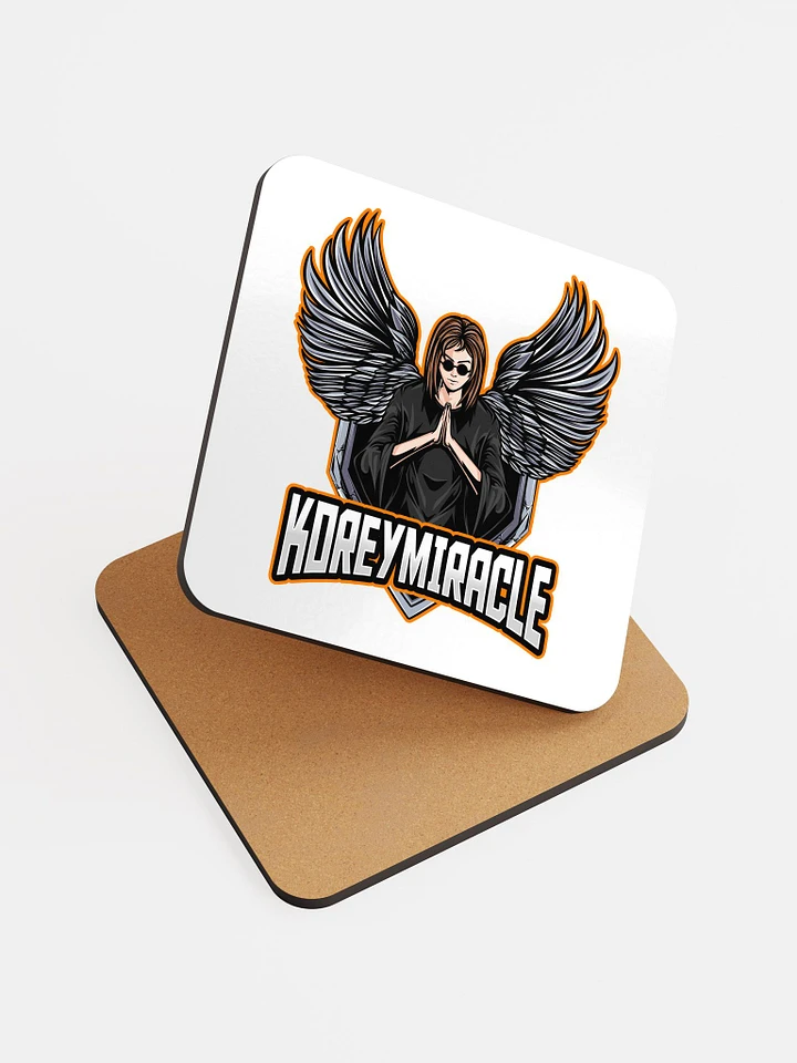 Korey Miracle Logo Coaster product image (1)