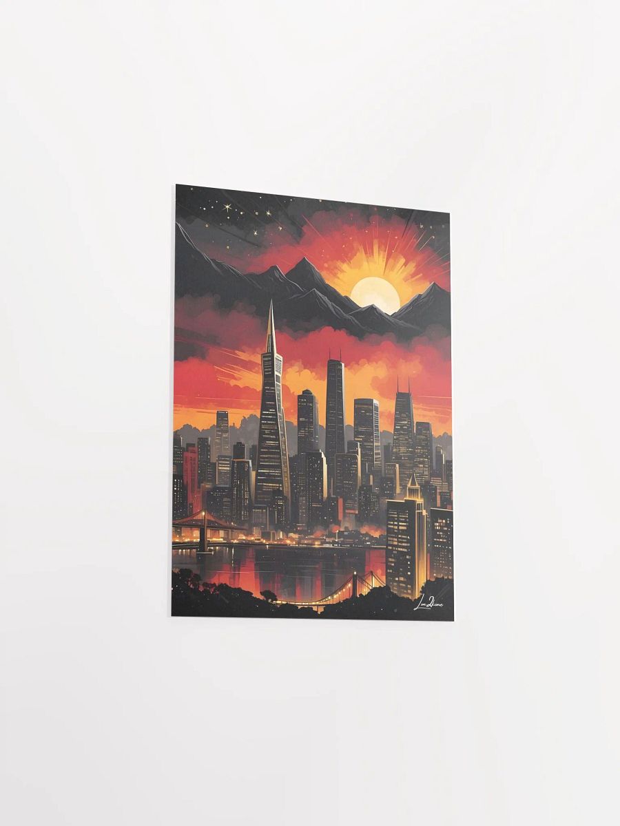 Beautiful sunset City Poster Print product image (13)
