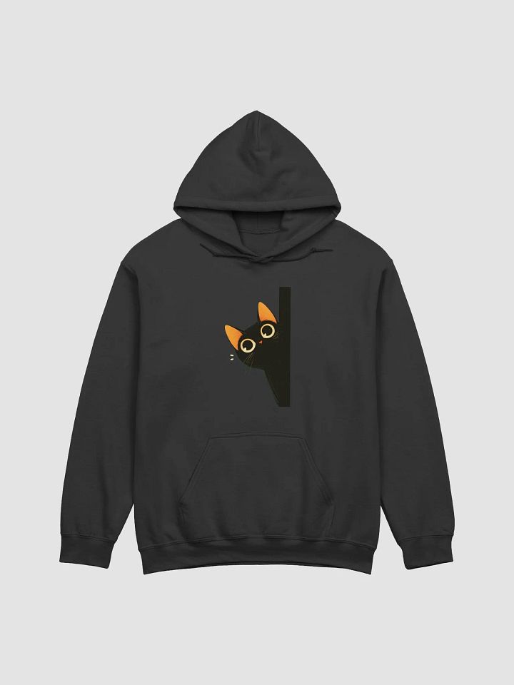 Curious Black Cat Peek-A-Boo Hoodie product image (4)