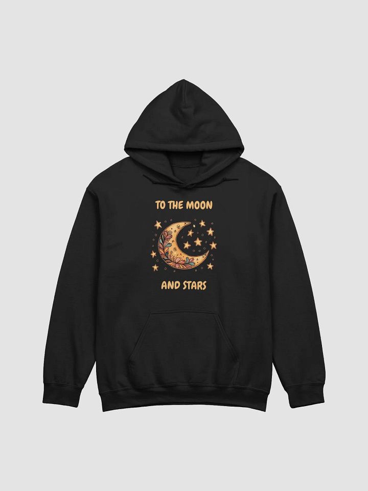 Celestial Whispers Moon Hoodie product image (1)
