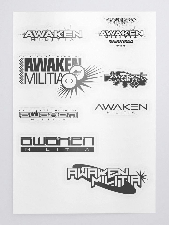 Awaken Sticker Pack - Black product image (1)