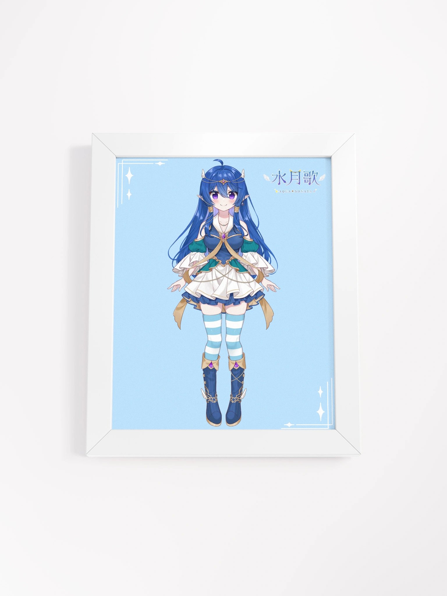 水月歌立繪帶框高品質霧面海報 product image (1)