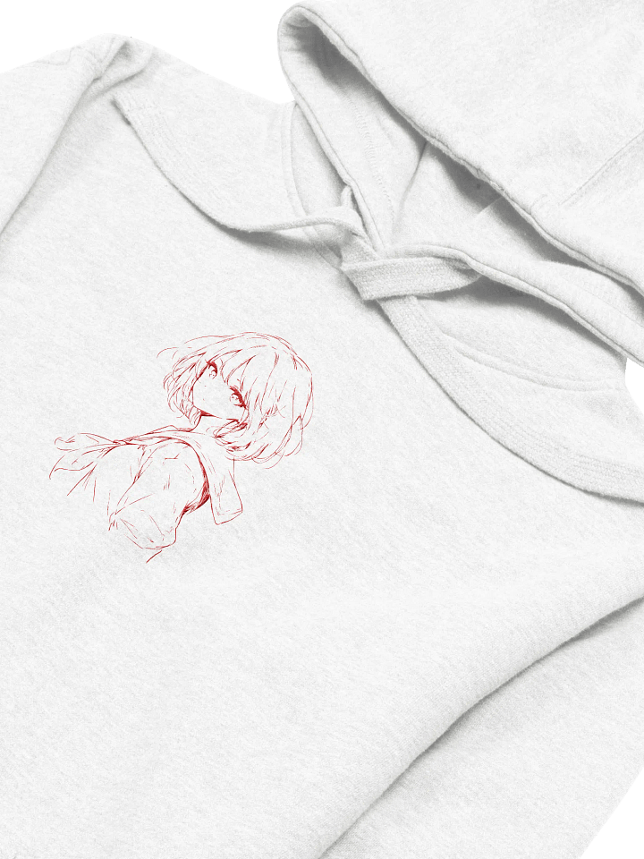 Minimalisitc Anime Center Embroidered Hoodie product image (2)
