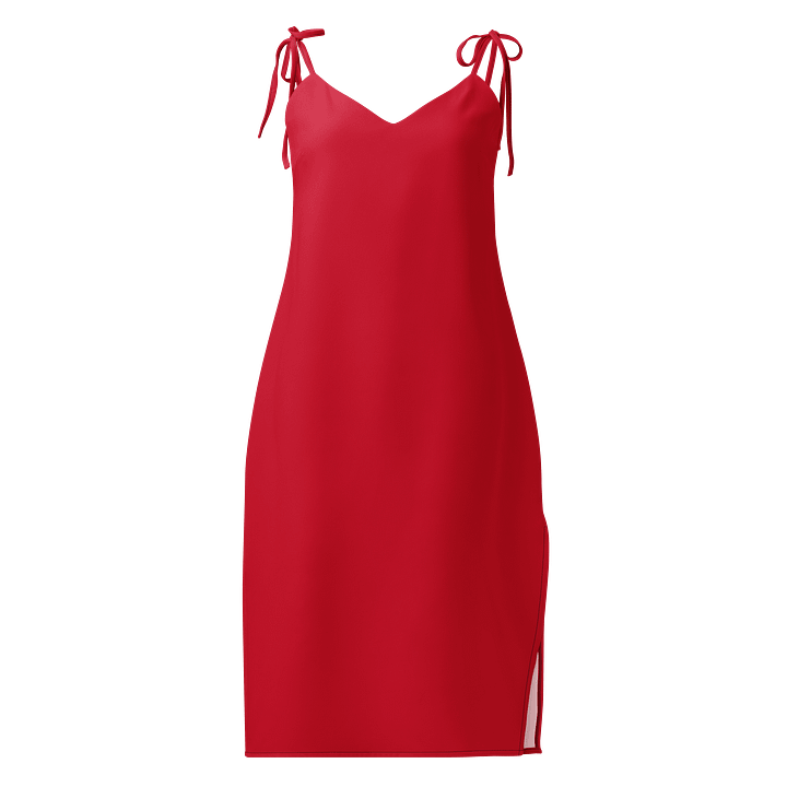 Midnight Veil Designs Sjip Dress - Red Gothic Chiffon Midi product image (1)