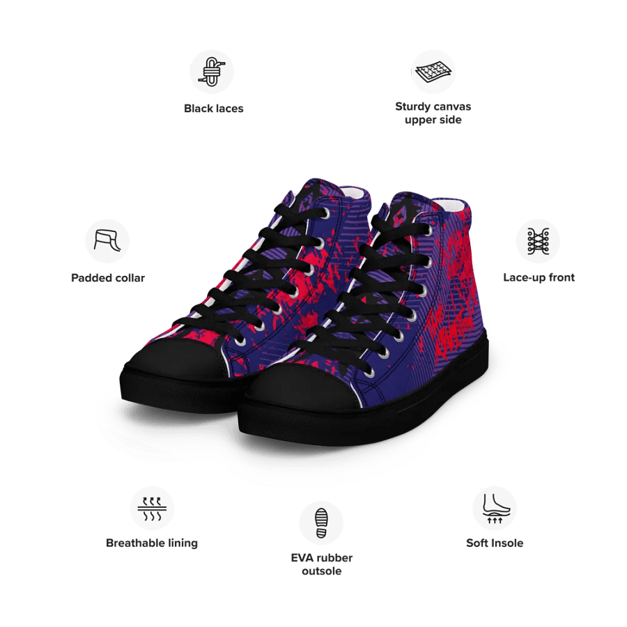 The Revolution High Top Red/Purple product image (5)