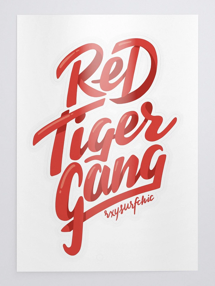 Red Tiger Gang - Kiss Cut Sticker product image (1)