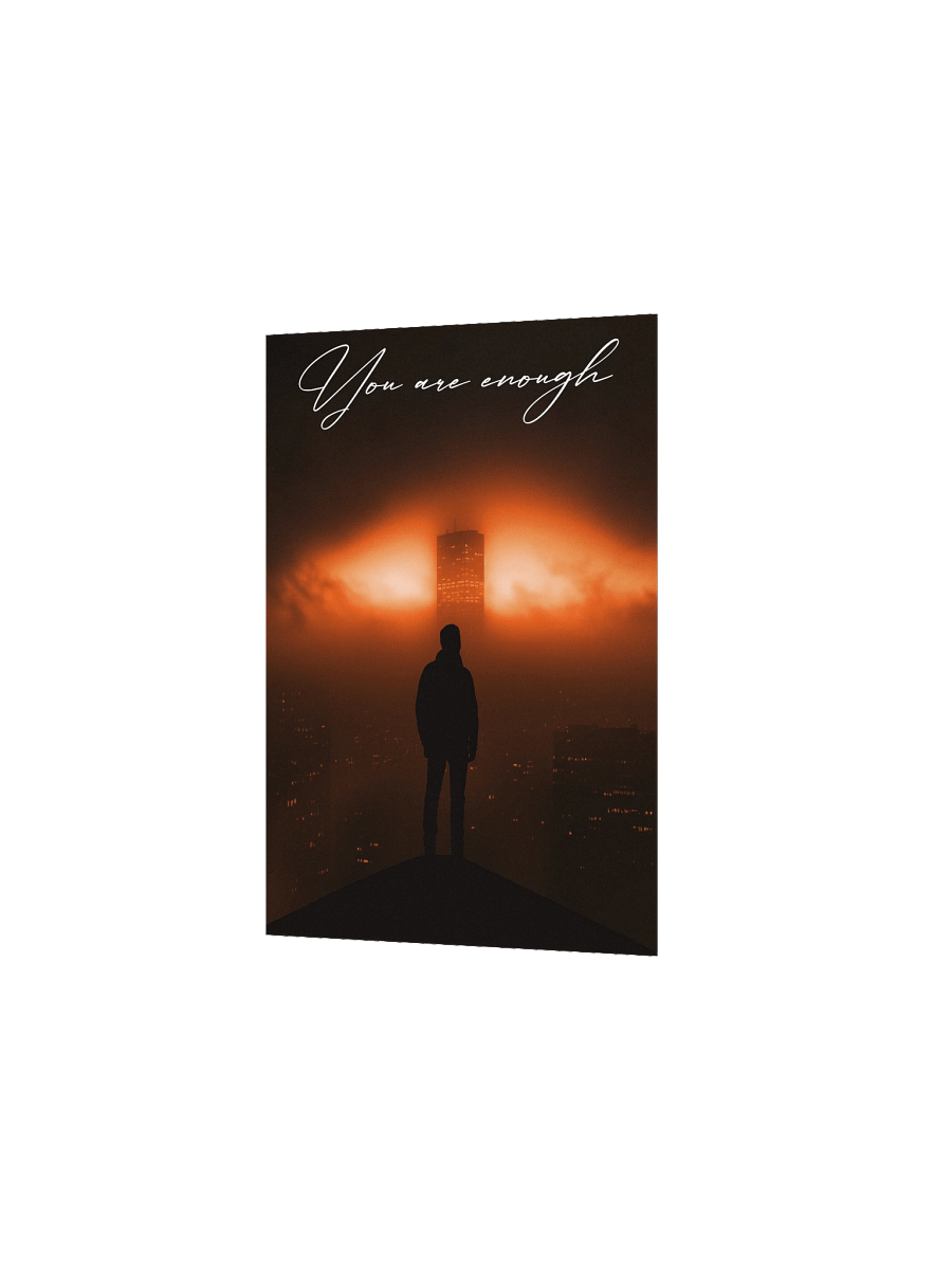 "You are enough" Handwritten Matte Poster product image (12)