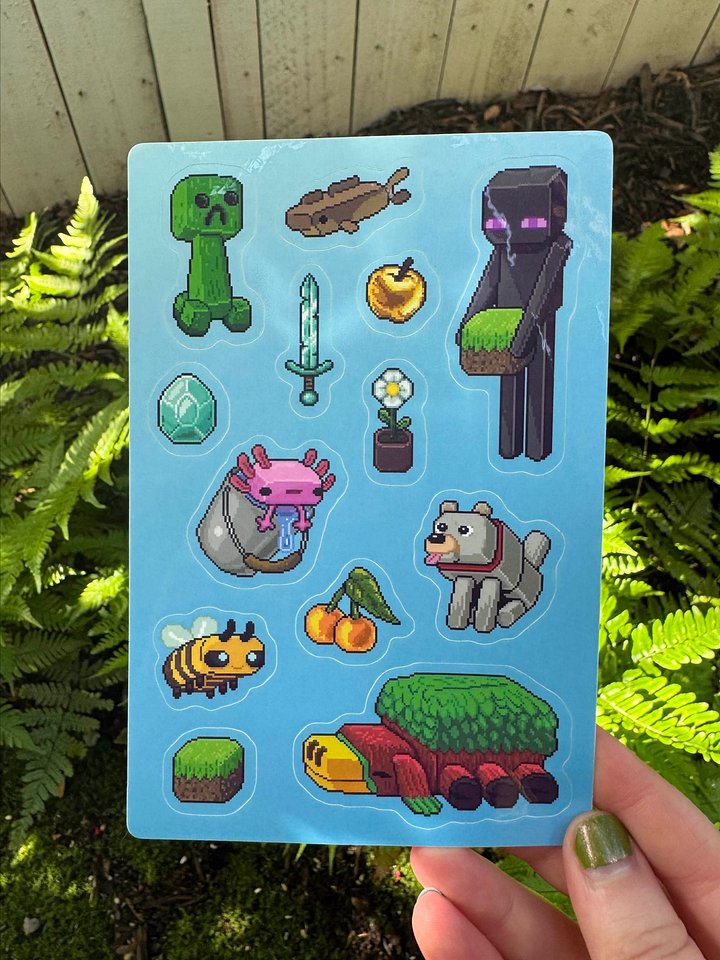 March 25' BLOCK GAME Sticker Sheet product image (1)
