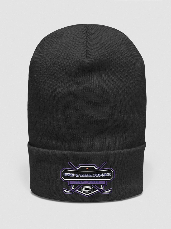 Dump & Chase Podcast Embroidered Beanie product image (1)