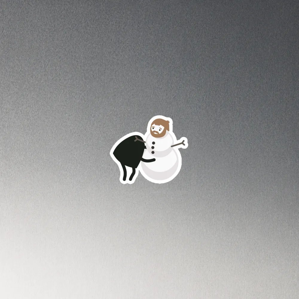 A Good Snowman is Hard to Build Magnet product image (2)
