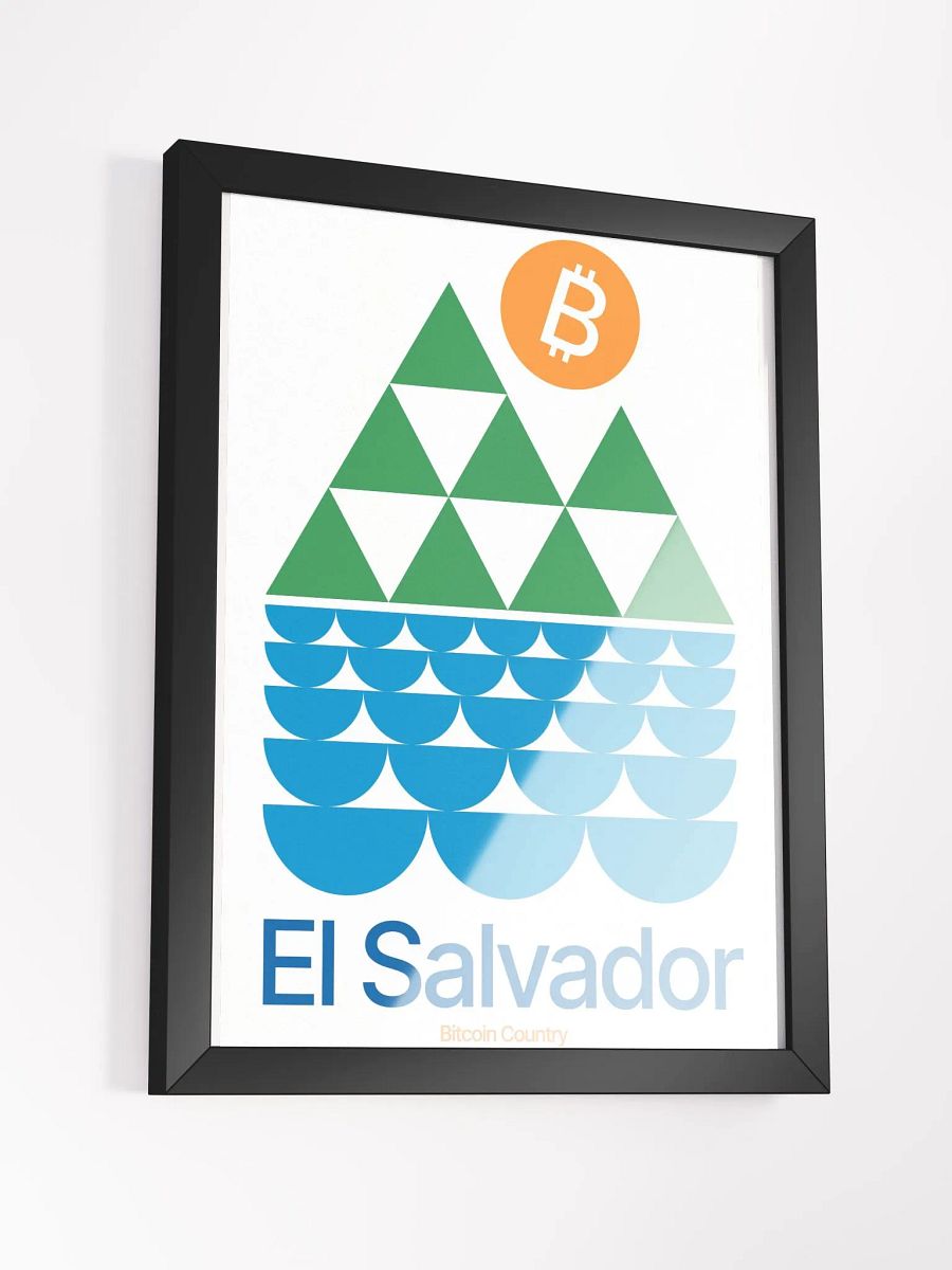 El Salvador Bitcoin Country [Framed] product image (2)