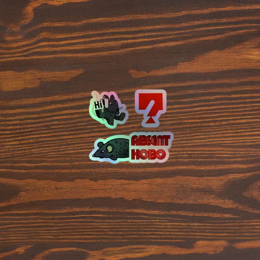 Holographic Hobo Sticker Set product image (5)