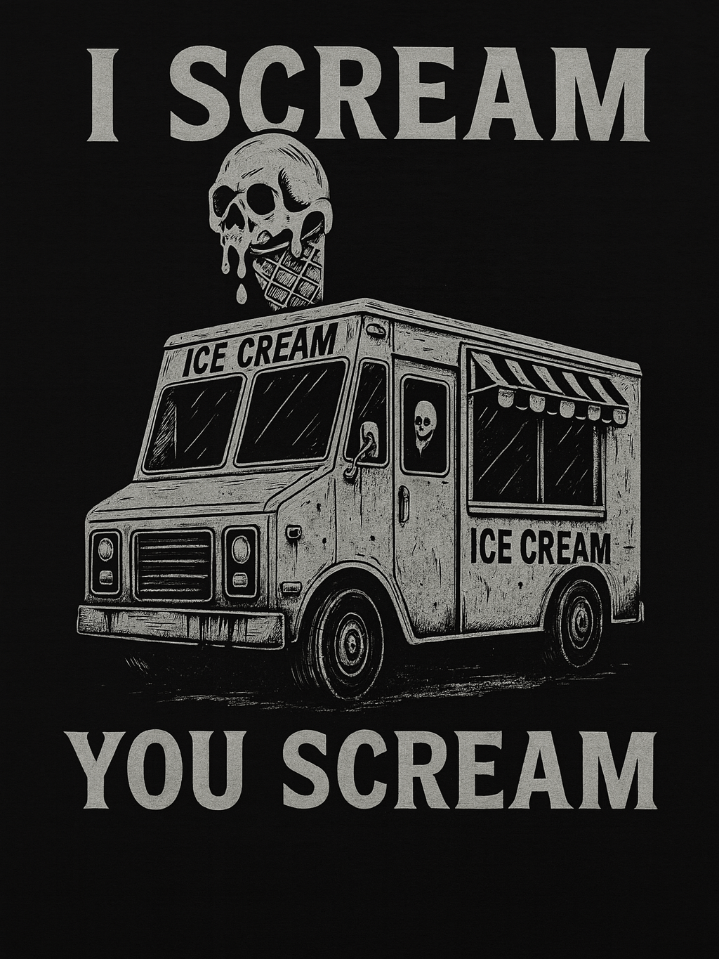 Skull Scoop Ice Cream Truck Tee product image (1)