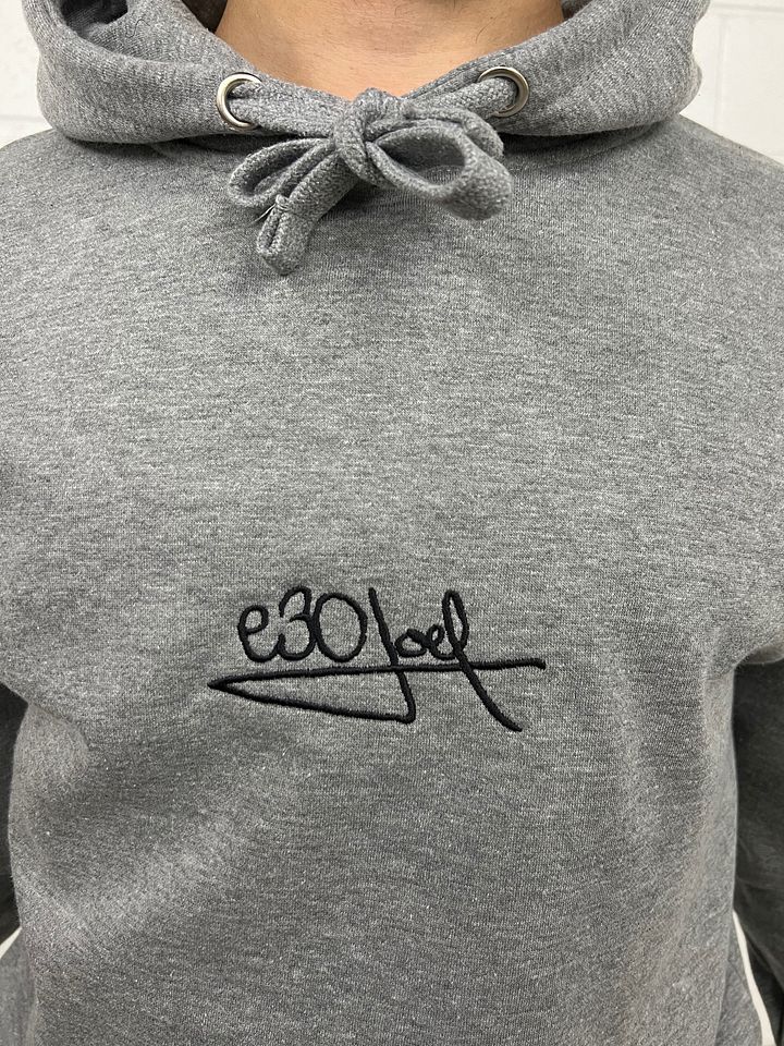 e30joel Embroidery Signature Hoodie (Black Stitch) product image (2)