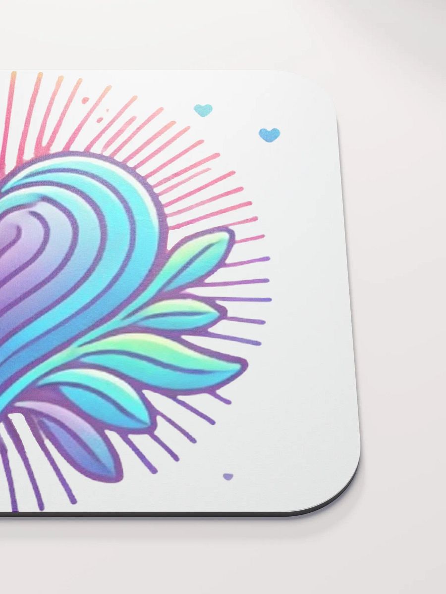Vibrant Heart Mouse Pad product image (5)