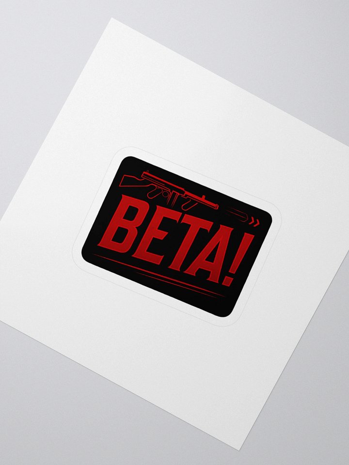 BETA STICKER product image (2)