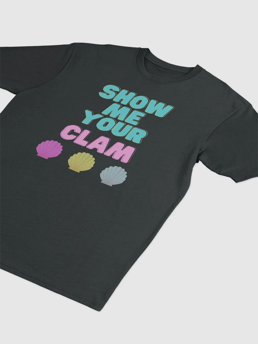 Show Me Your Clam T-shirt (Plus) by Jenjo Art product image (2)