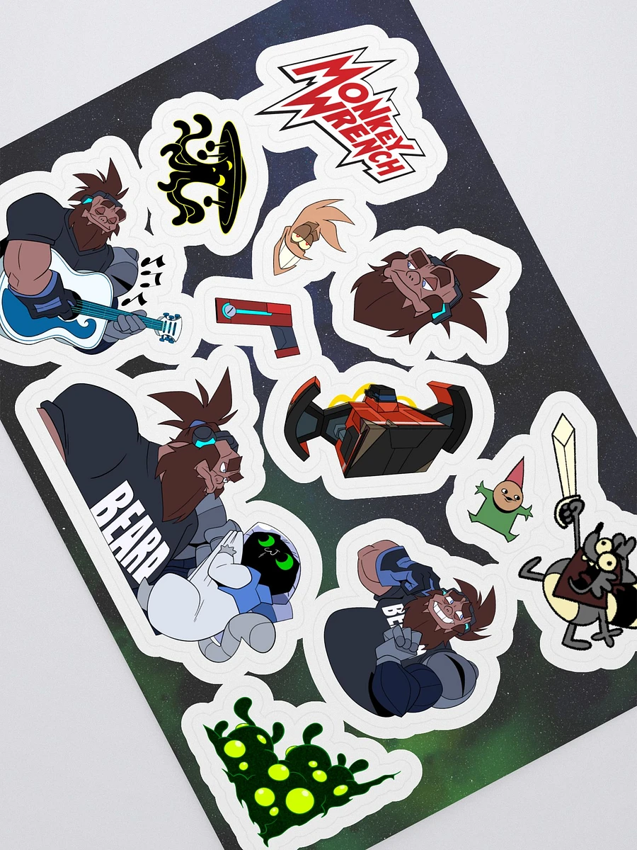 Monkey Wrench Ep 3 - Sticker sheet product image (1)