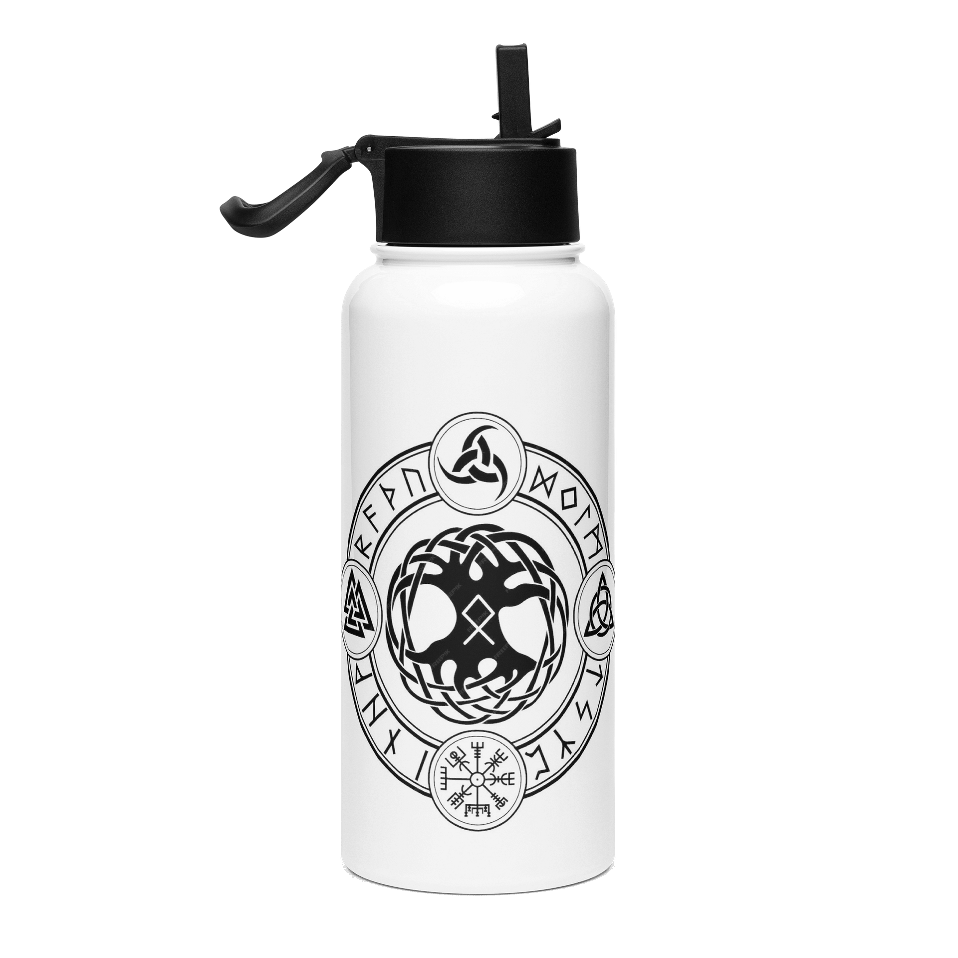 Forged In Valhalla: World Tree & Runes Hydration Bottle product image (4)