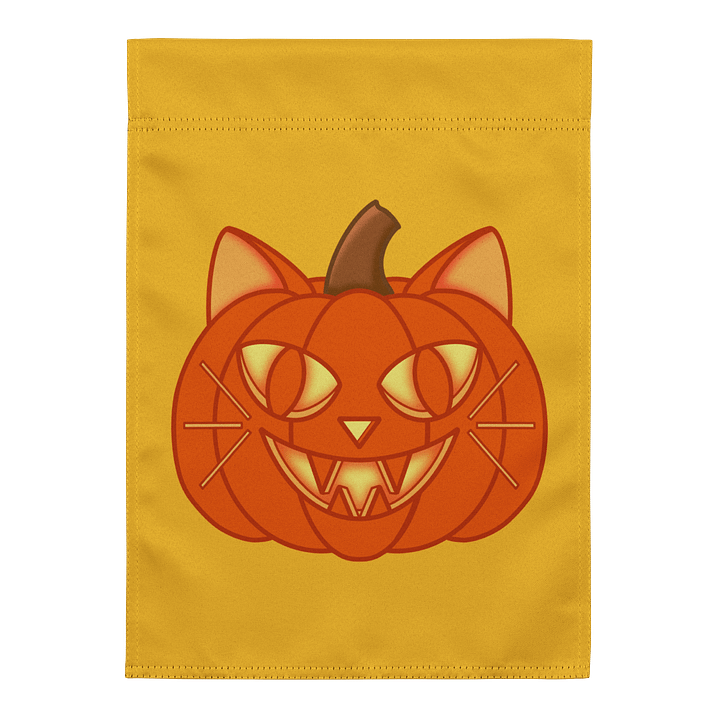 Pumpkin Cat Flag product image (1)