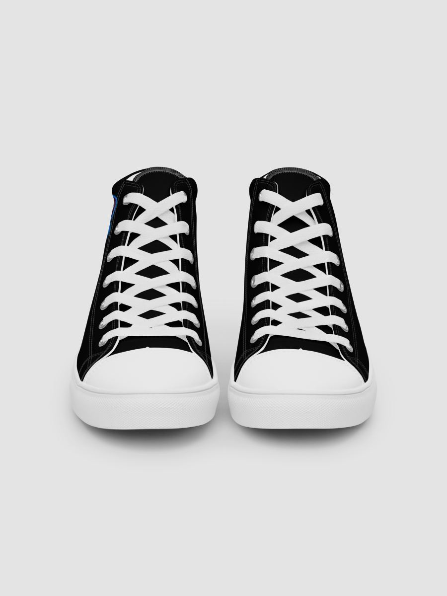 [strowns_chaos] Women;s High Top Canvas Shoes (Black) product image (7)