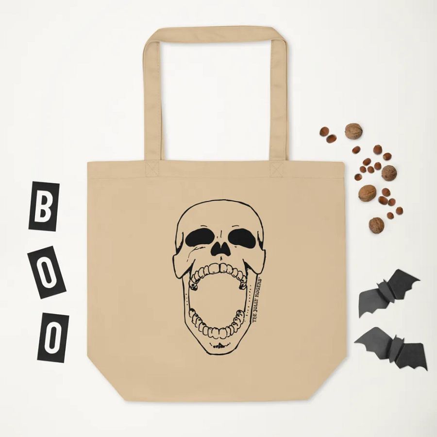 Screaming Skull Tote Bag product image (11)