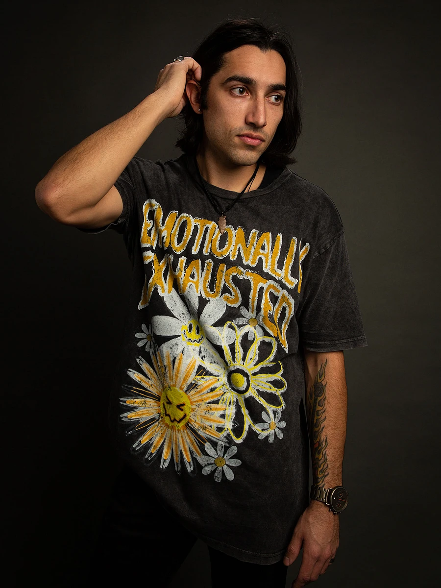 Emotionally Exhausted Flowers Tee - LOW STOCK! product image (3)