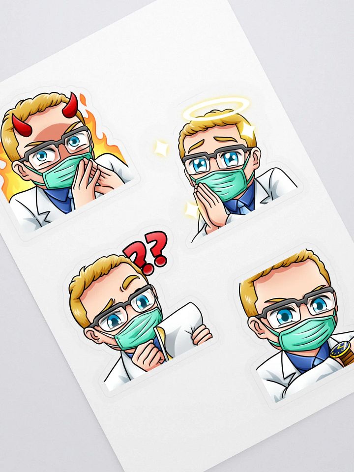 Smelly Emote Stickers Large product image (1)