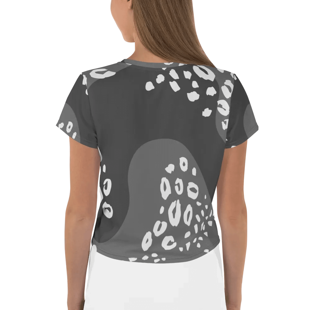 Grey Jungle Allure Crop Tee product image (2)
