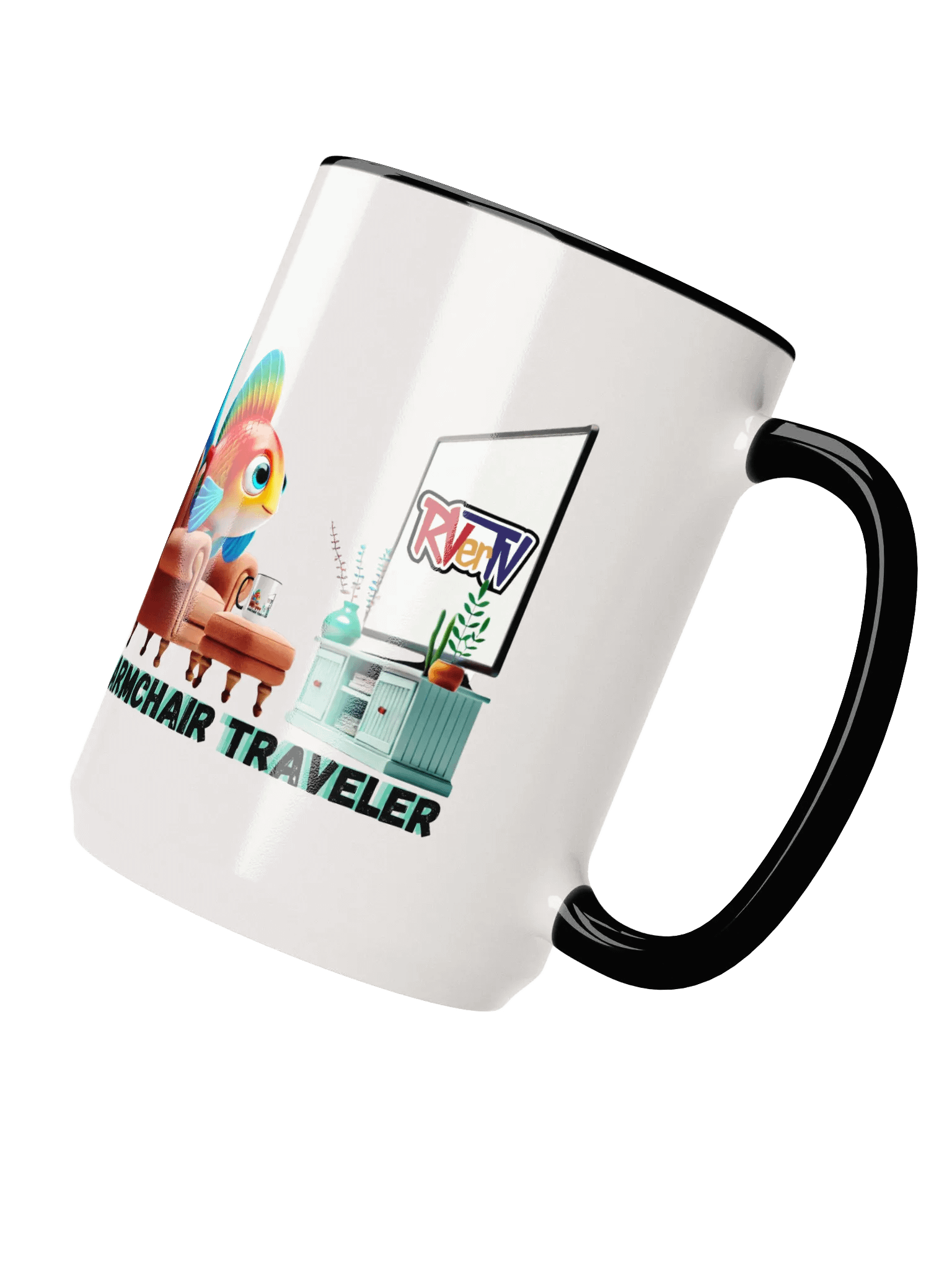 Armchair Traveler Fish - Coffee Mug product image (4)