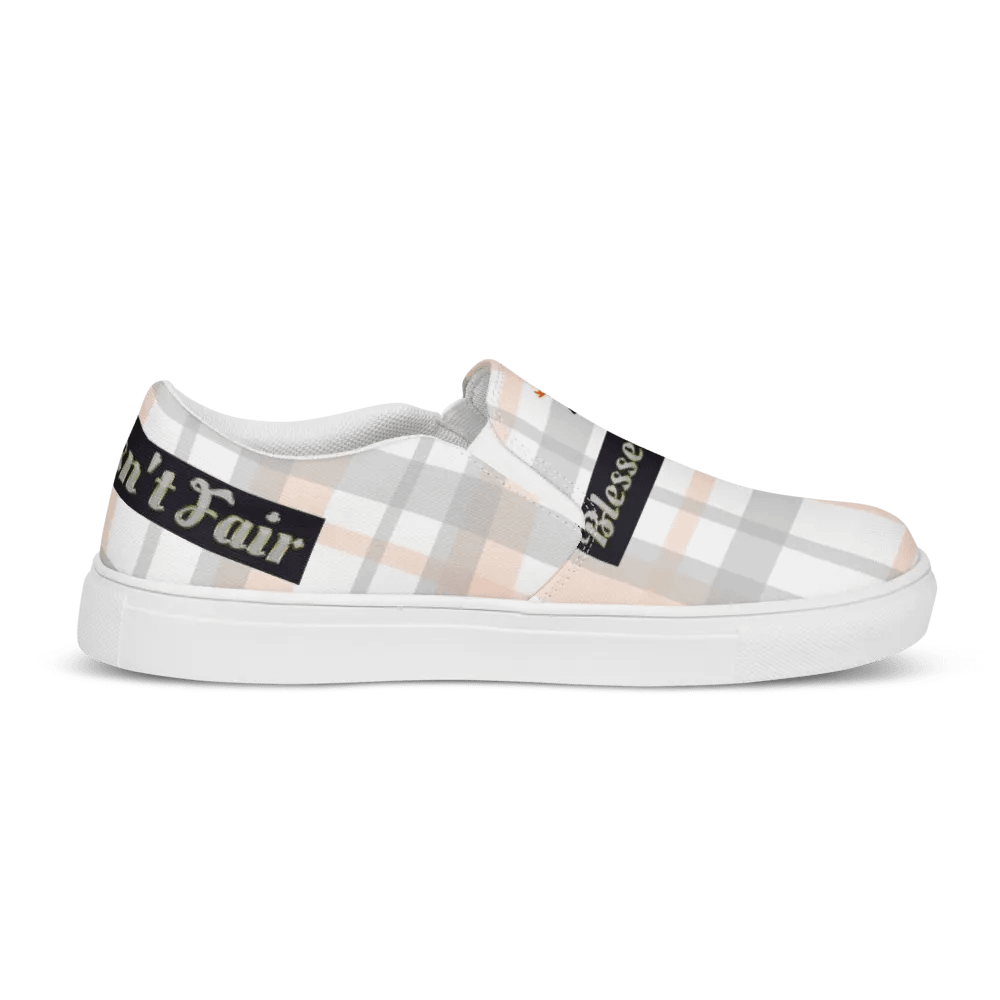 BBG Pink Plaid Women's Slip On V2 product image (6)