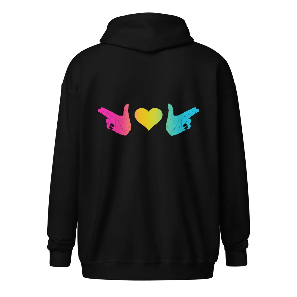 Finger Guns (pan flag) Hoodie product image (1)