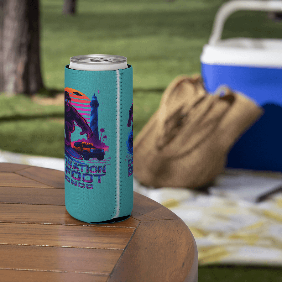 THE SYNTHWAVE SIPPER (TEAL) 12OZ REGULAR OR 12OZ SLIM COOZIE product image (14)