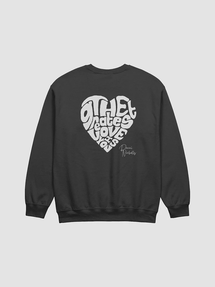 Lyric Heart Sweatshirt (design on back) product image (1)